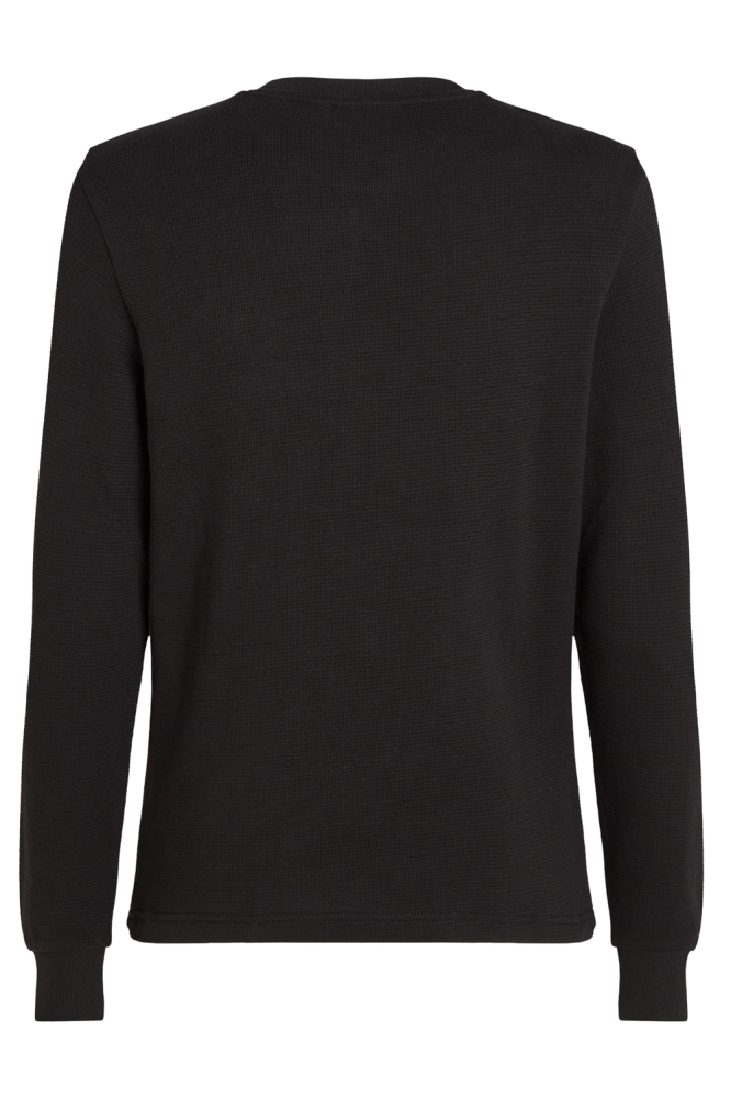 WOVEN LABEL WAFFLE J30J327117 CK BLACK